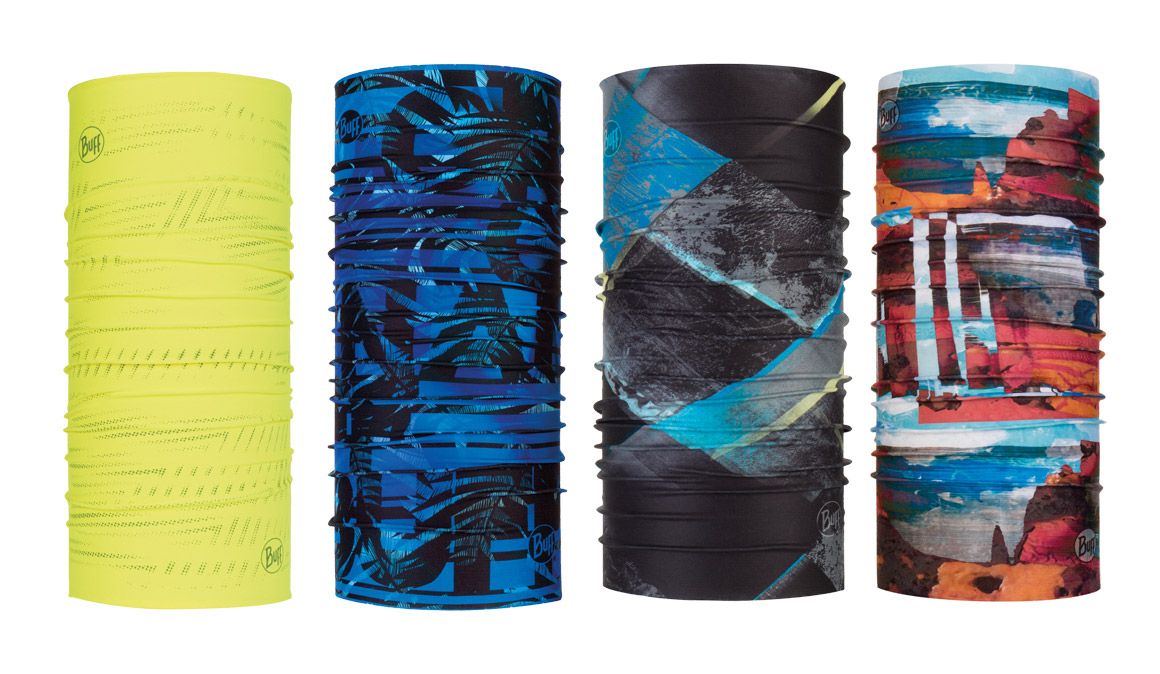 El nuevo tejido de Buff, reciclado de botellas de plástico