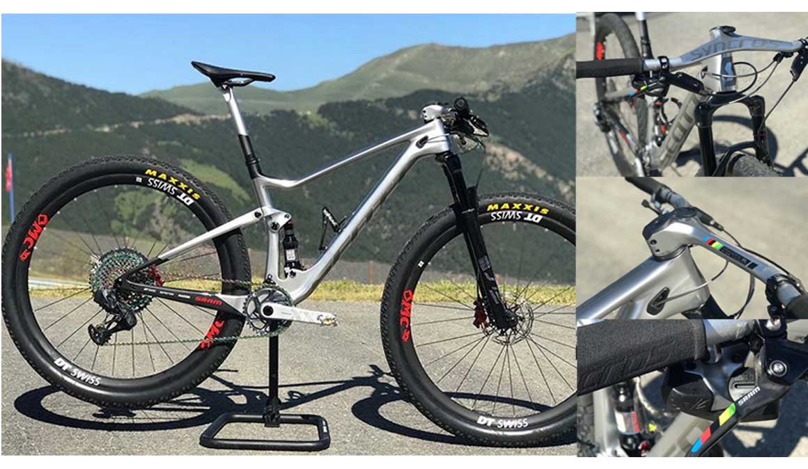 La espectacular nueva bici de Nino Schurter