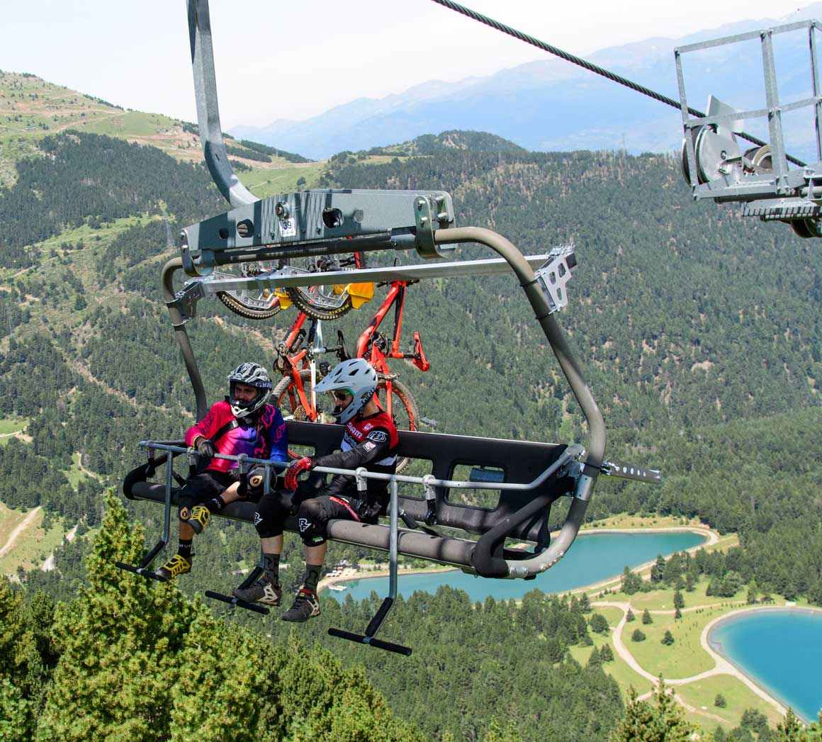 Mountain bike y naturaleza en La Molina