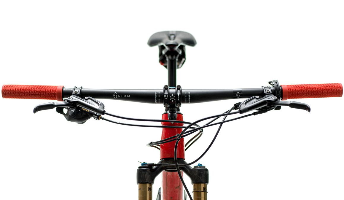 Conjunto manillar-potencia Onoff Helium Carbon