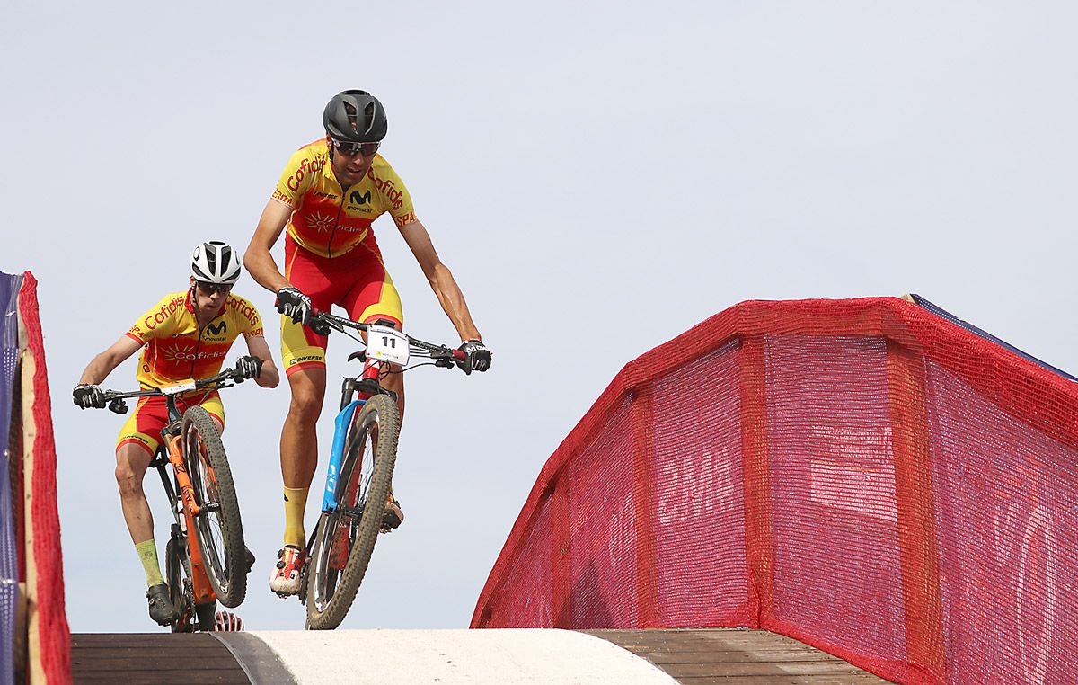 La Selección Española entrenando en Mont Sainte-Anne
