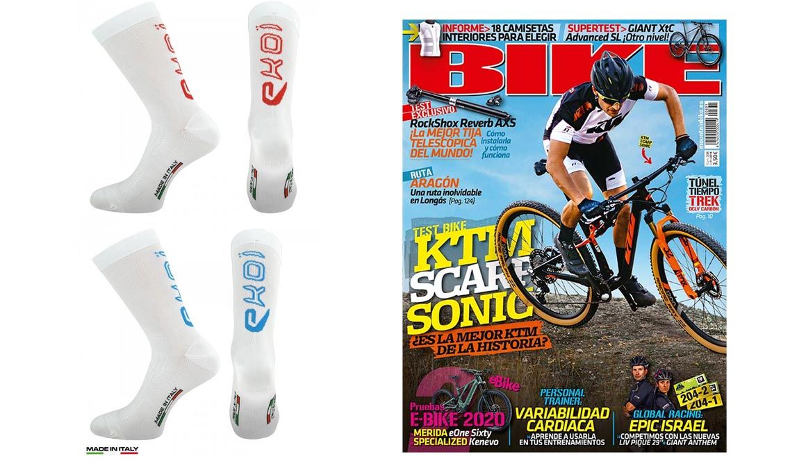 Unos calcetines técnicos EKOI y 6 números de BIKE por menos de 20 €