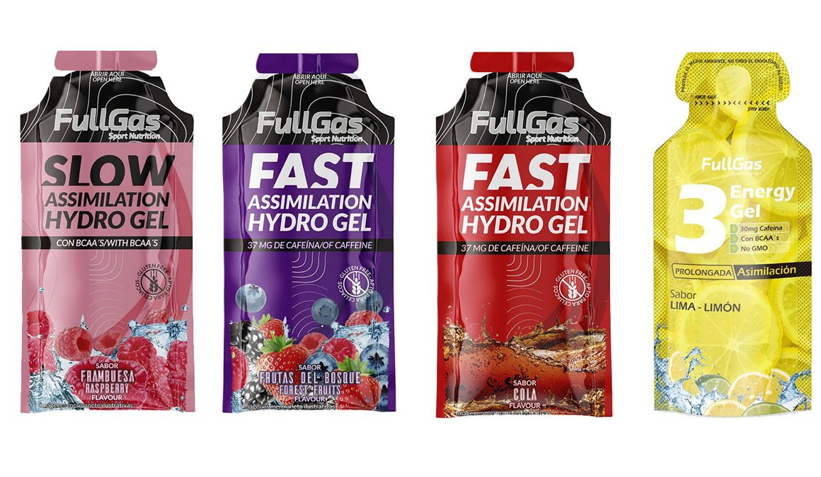 Energy Hydro Gel de FullGas: asimilación rápida o lenta