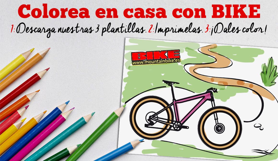 Diviértete coloreando con BIKE