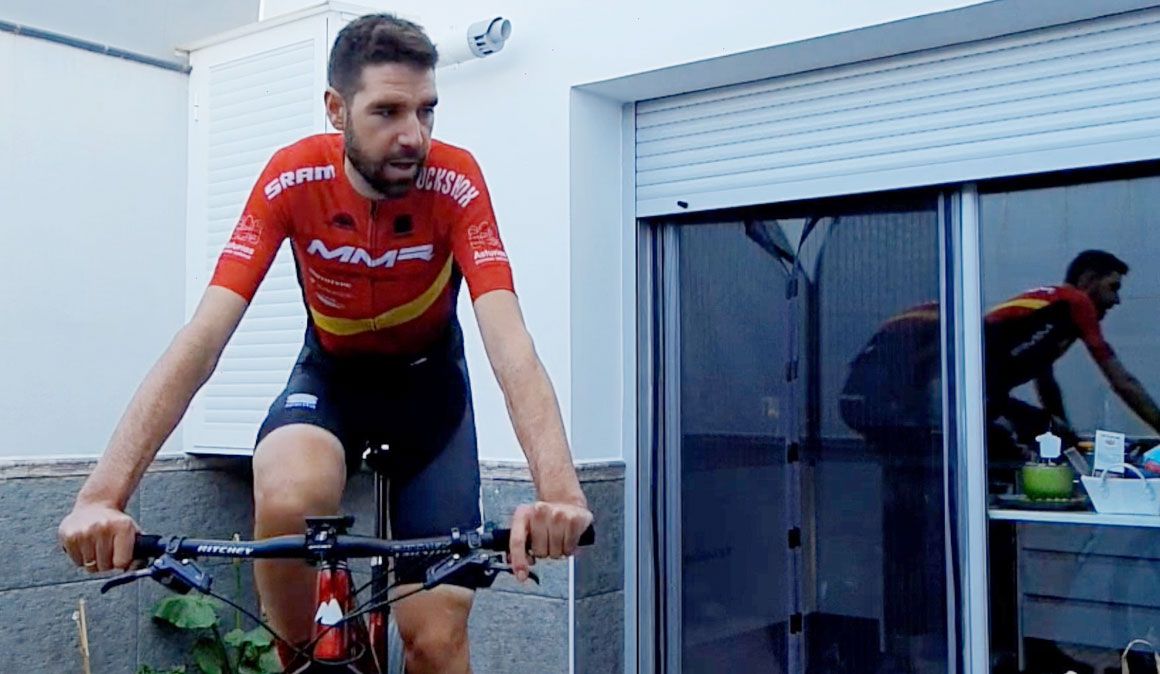 Valero también domina en el ciclismo virtual