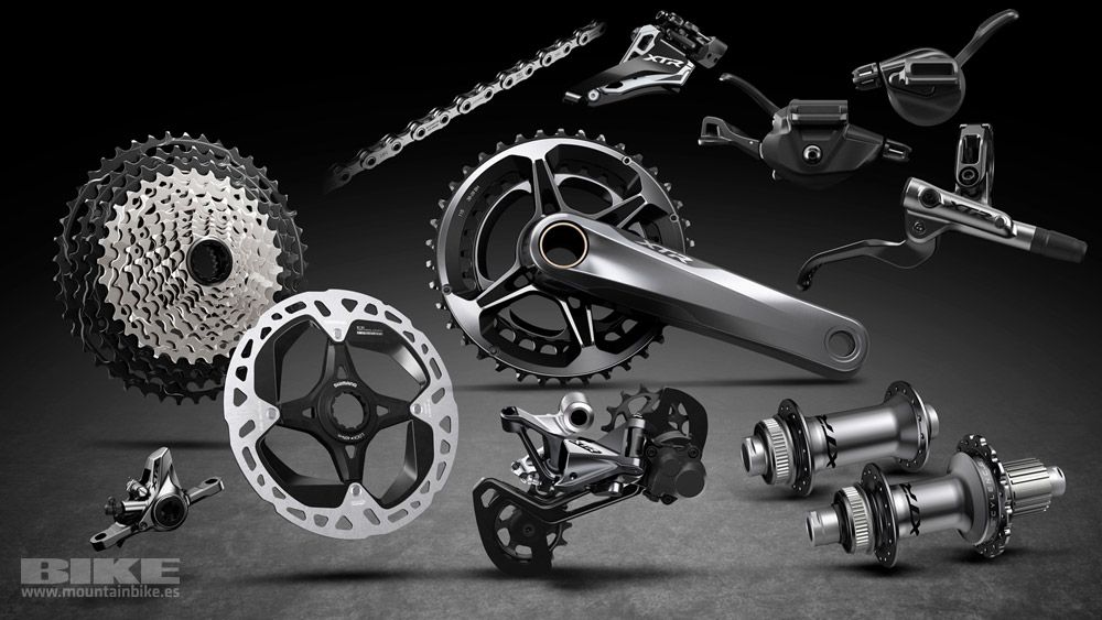 Shimano XTR de 12 velocidades: así es pieza a pieza