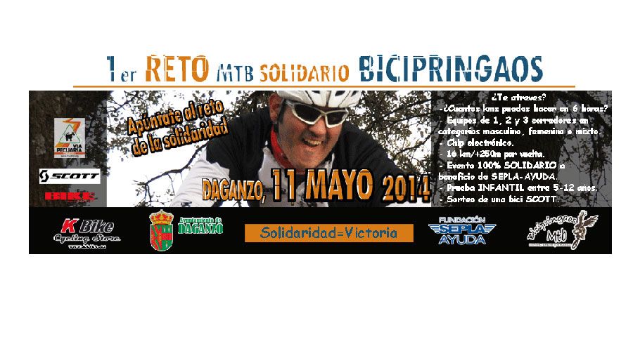 I Reto MTB Solidario Bicipringaos