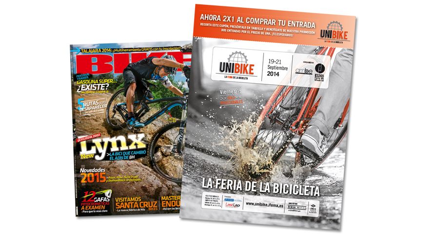 Con BIKE 2x1 al comprar tu entrada Unibike