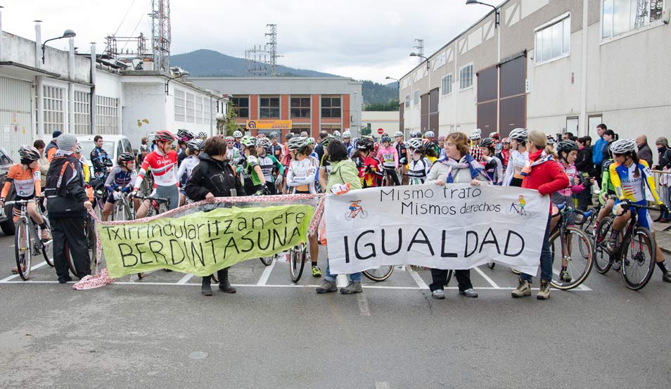 La igualdad avanza en el ciclismo