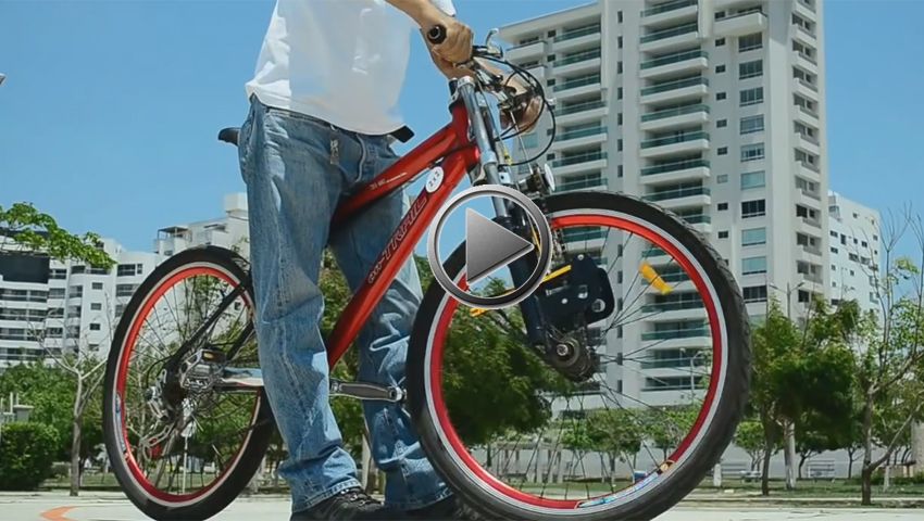 Vídeo: D-Trac 2x2 bicycle
