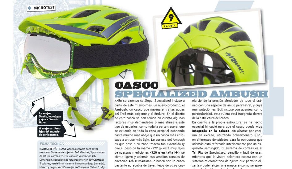 Este es el precio del casco Specialized Ambush