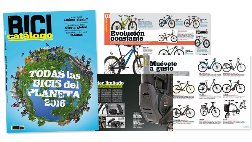 Bicicatálogo 2016 en los kioscos