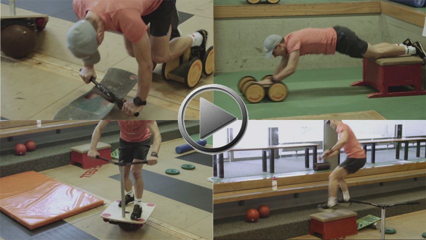 Vídeo: Nino Schurter en el gimnasio