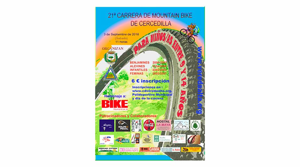 Carrera MTB infantil en Cercedilla