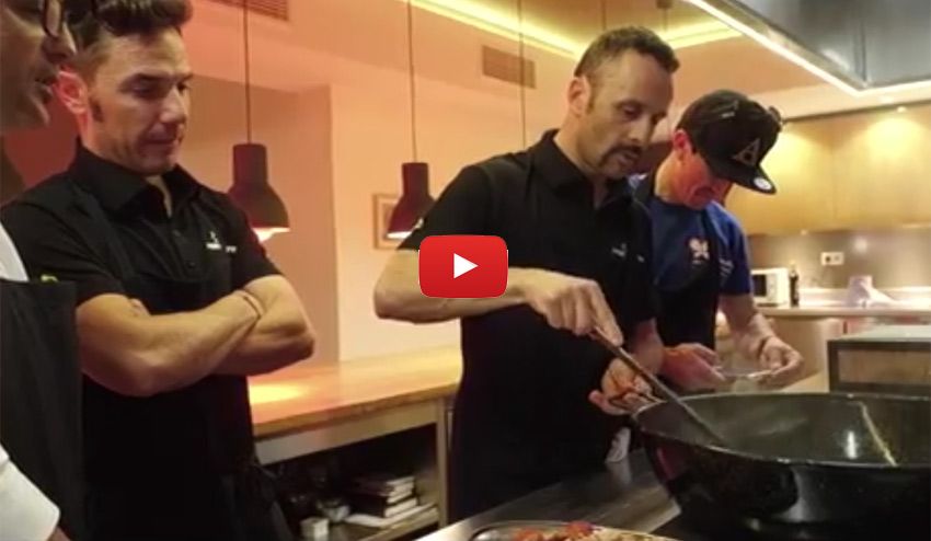Vídeo: Hermida, Coloma y Purito, aprendices de cocina