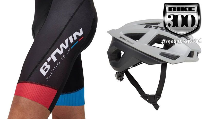 Culotte y casco Aerofit de B’Twin
