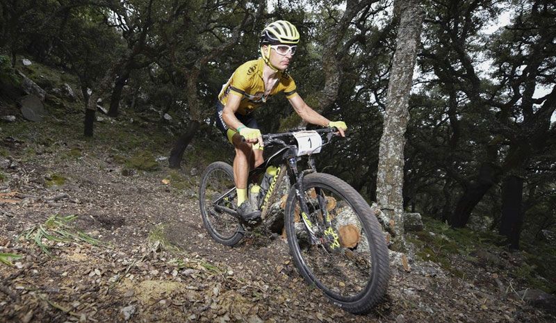 Final de la Vuelta Andalucía MTB 2017.