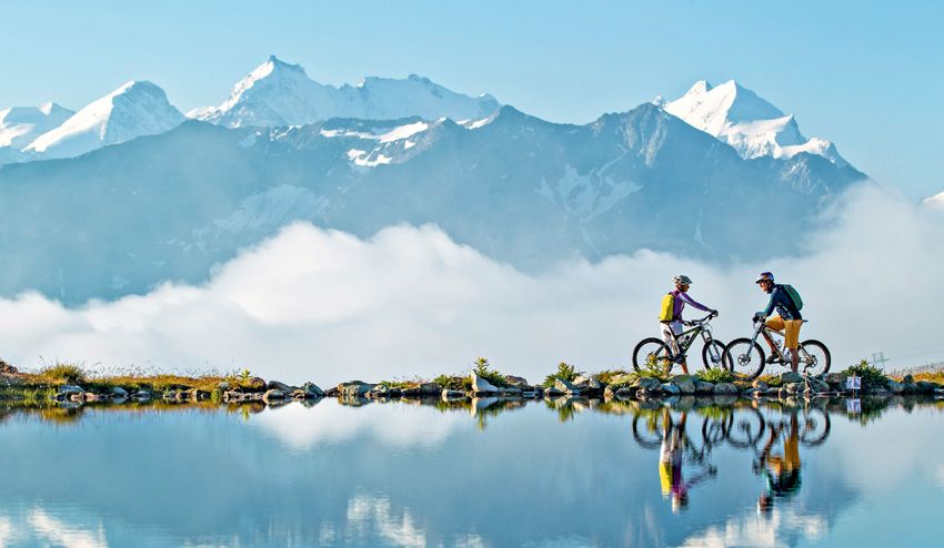 Dos rutas por Suiza en bici para este verano