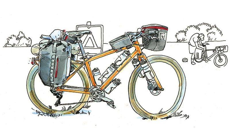 En cicloturismo: ¿bolsas o alforjas?