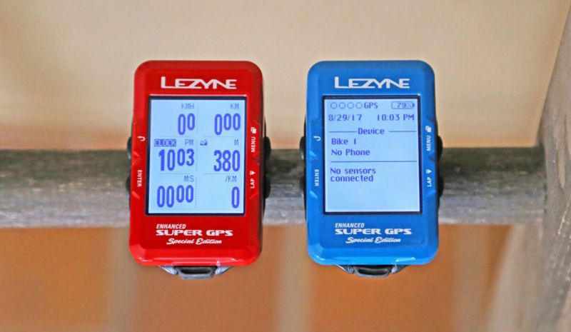 Lezyne Super GPS edición especial.