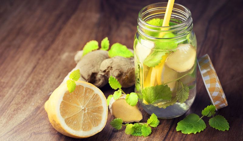 Batidos para ciclistas: Infusión de jengibre té y limón