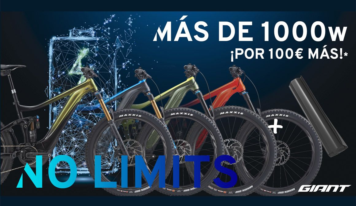 Oferta de Giant. Con dos baterías por sólo 100 € más