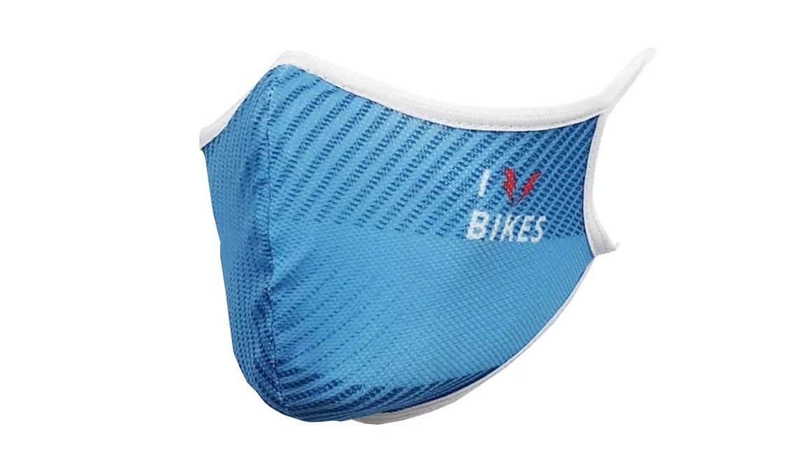 Mascarilla Decathlon para ciclismo en color azul