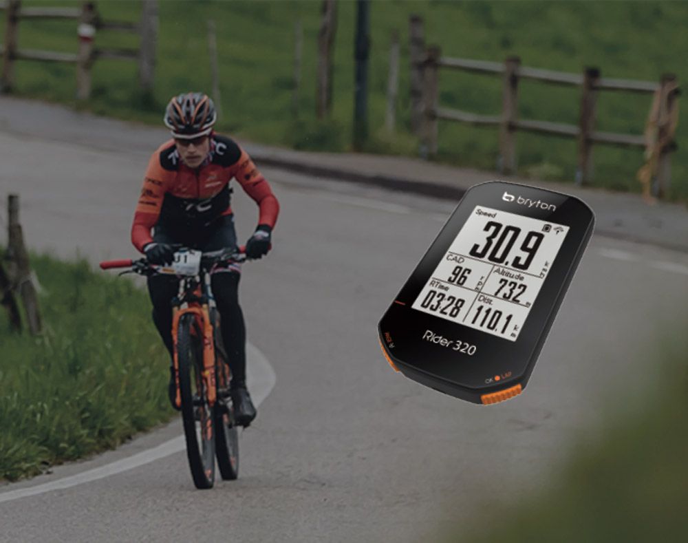 Bryton GPS Rider 320 header nl