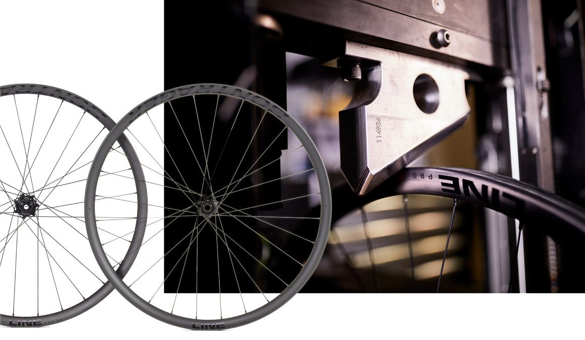 Nuevas Ruedas Bontrager Line en el yunque de impacto