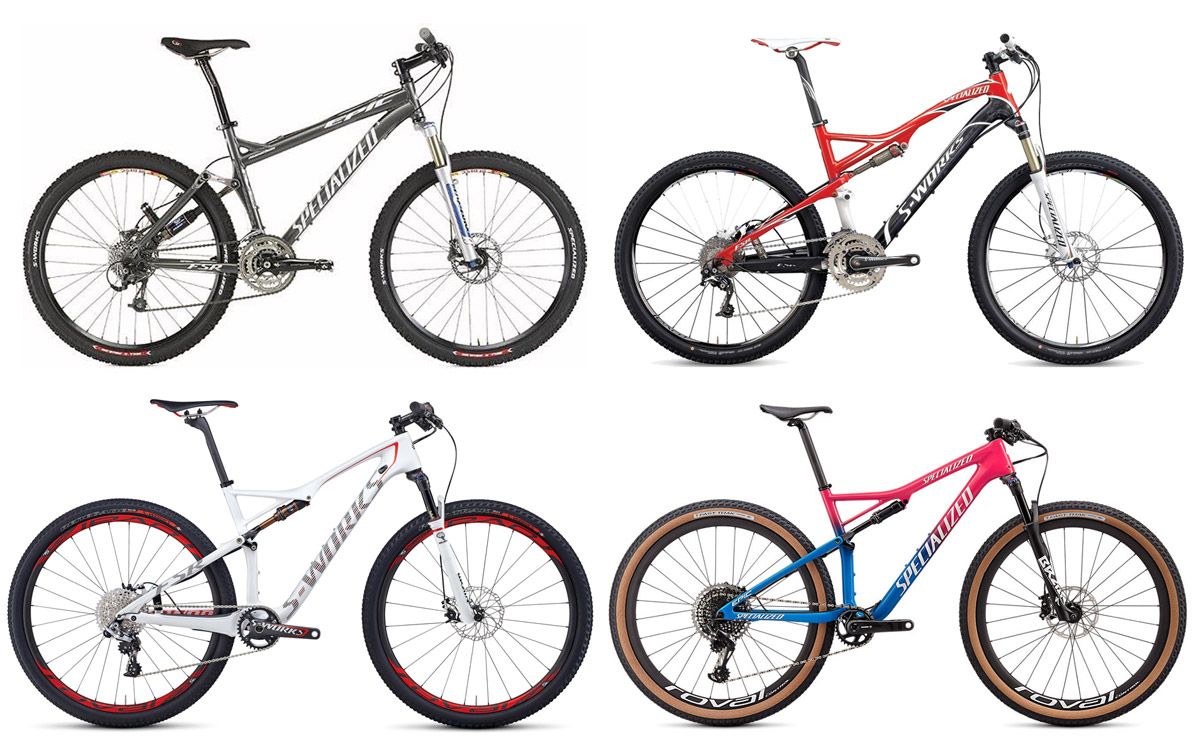 Nuevas Specialized Epic y Epic EVO 0 EVOLUCION 2003 2008 2015 2020