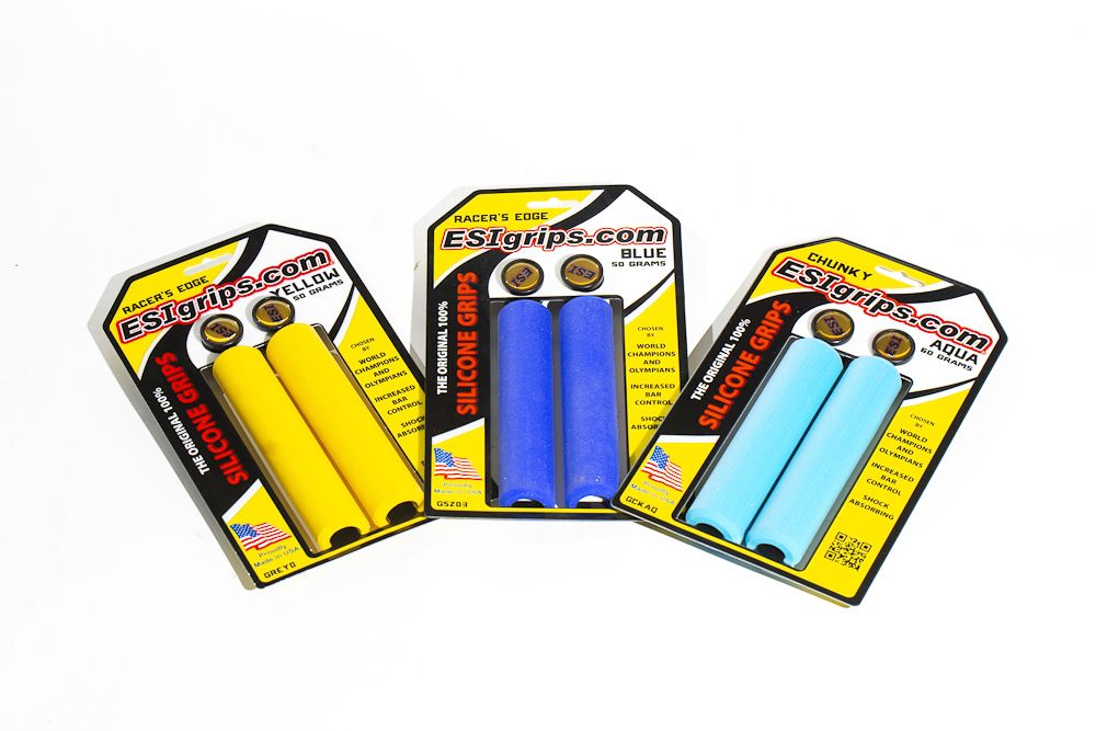 Gracias a la distribuidora Surbikes montamos unos puños ESI Grips.