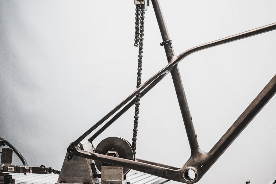 Fase de pruebas de los cuadros de fibra de carbono de Orbea.