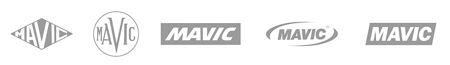 La historia de Mavic a través de sus logos. 
