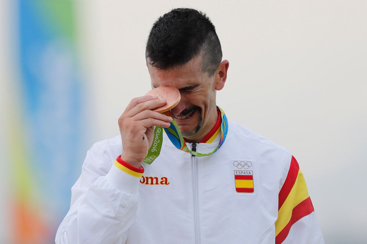 Carlos Coloma, emocionado con su medalla de bronce en Rio 2016