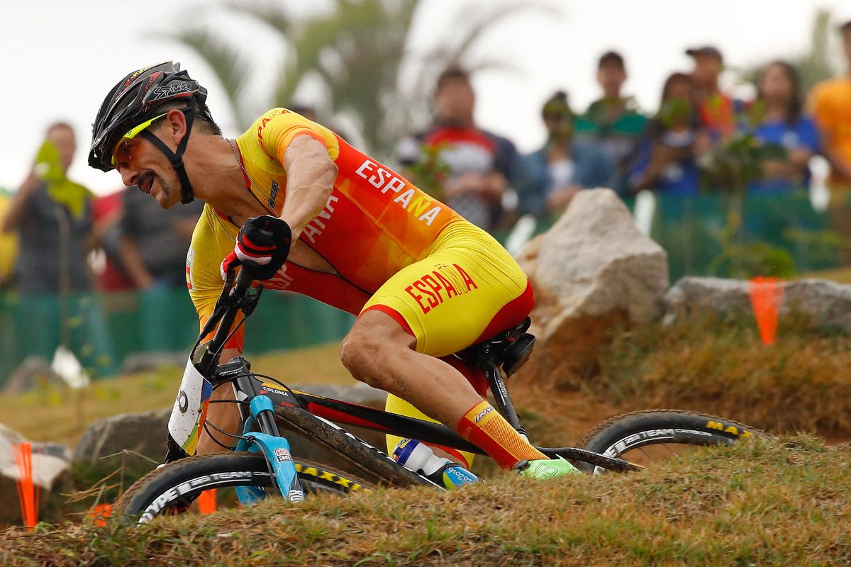 Carlos Coloma en plena carrera de Rio 2016