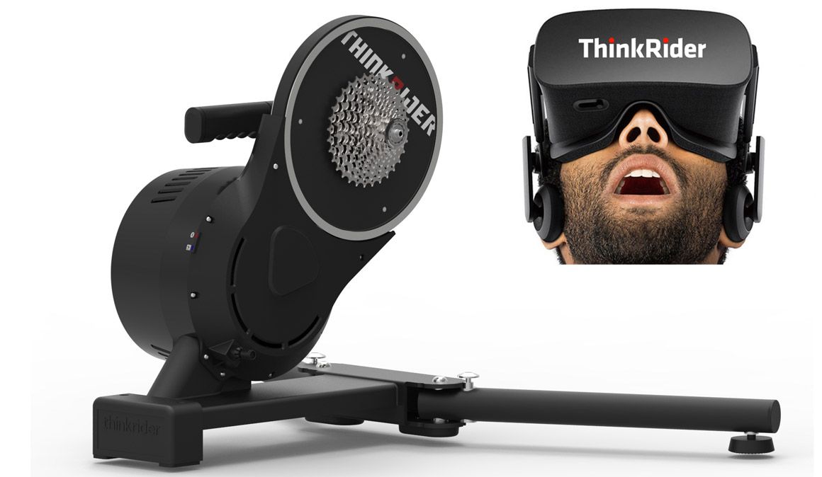Rodillo ThinkRider X7, para entrenar con realidad virtual