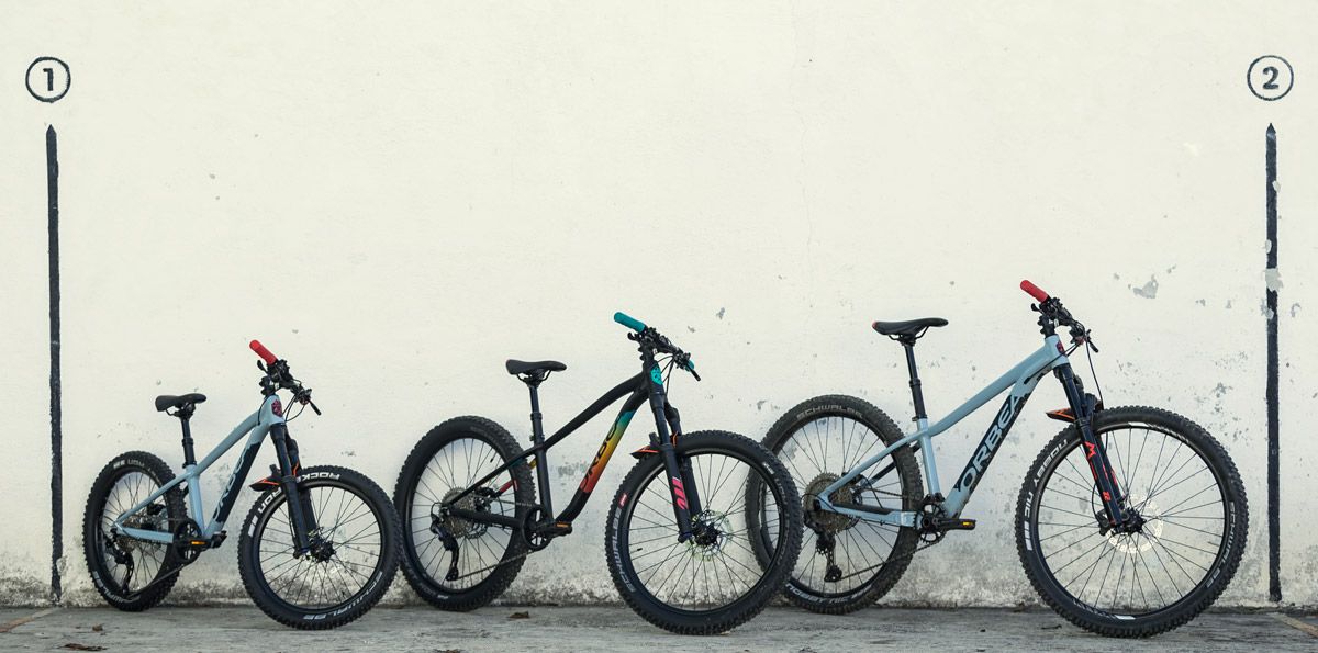 Tres tamaños de la Orbea Laufey Jr