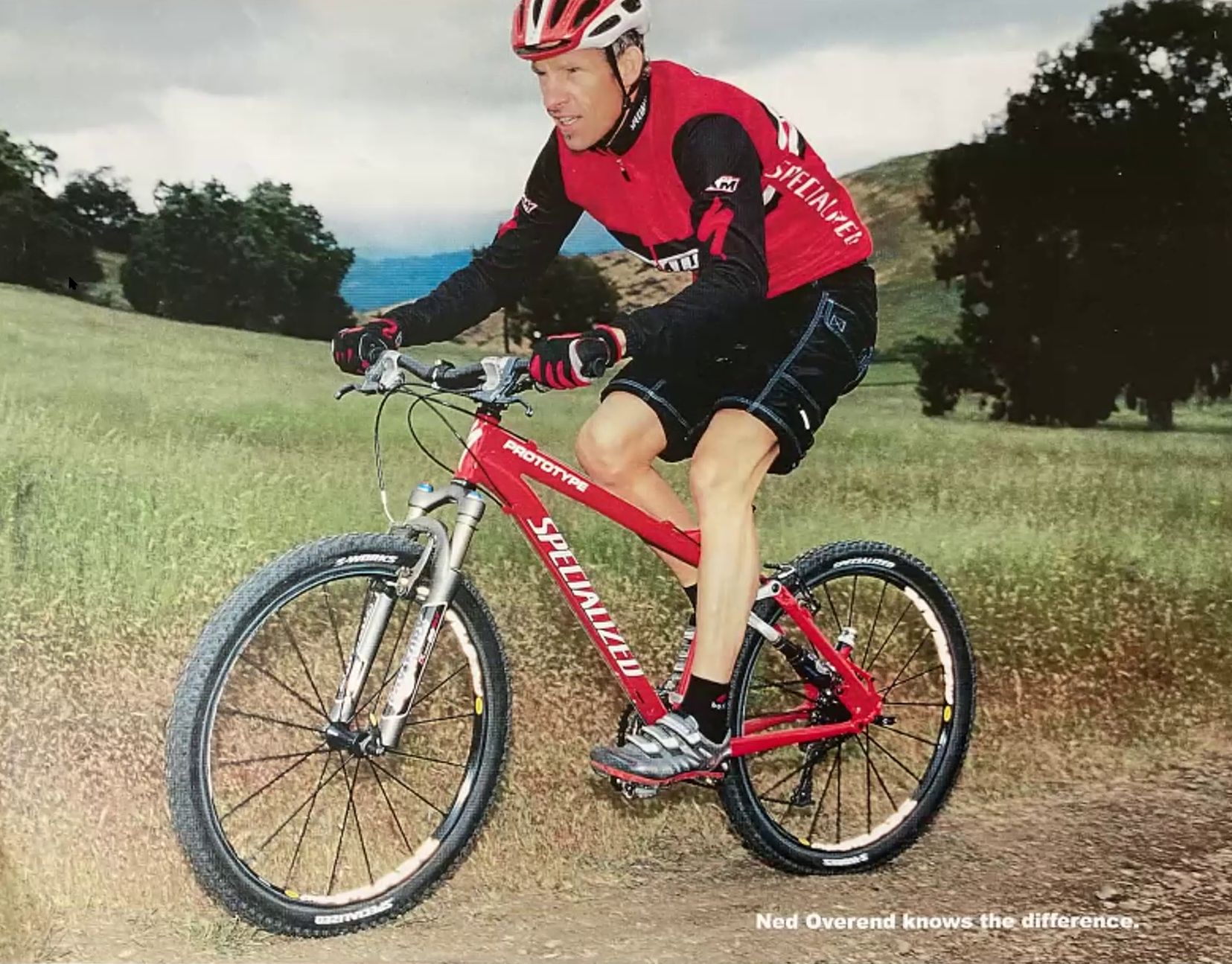 Desarrollador de lujo en los primeros prototipos: Ned Overend.