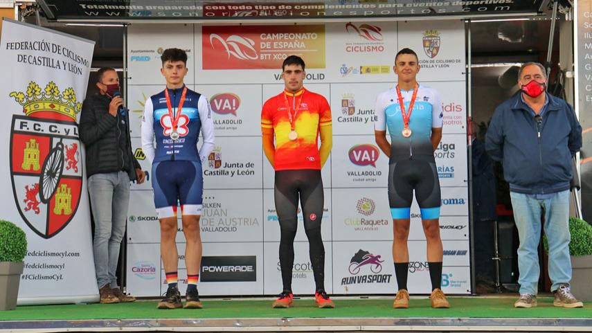 Campeonato de España XCO Valladolid podio sub23