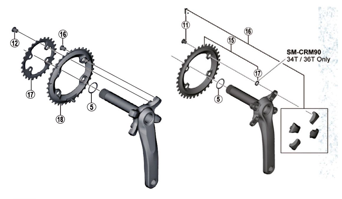Ojo al cambiar plato Shimano