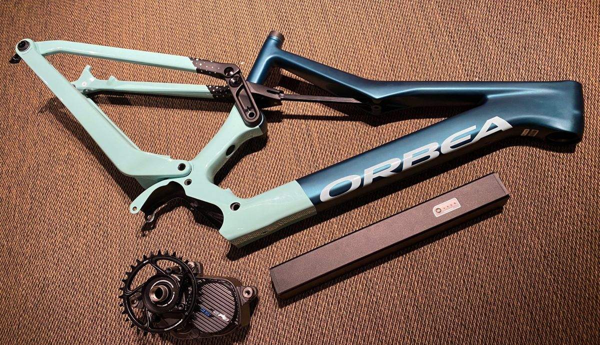 El cuadro, la batería y el motor de la Orbea Rise, tres de sus más importantes claves.