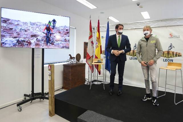 Jesús Calleja, en la presentación oficial de Zona Alfa León.