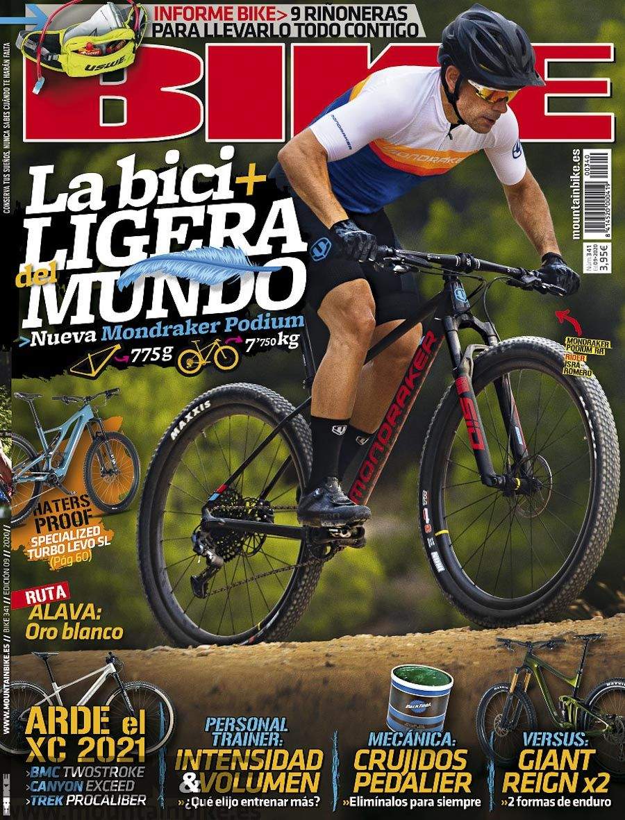 La Mondraker Podium RR SL fue portada en la revista BIKE 341 y este mes puedes encontrar una prueba a fondo. 