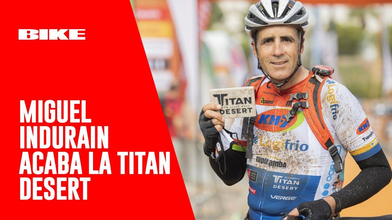 Miguel Indurain acaba la Titan Desert Miguel Indurain acaba la Titan Desert