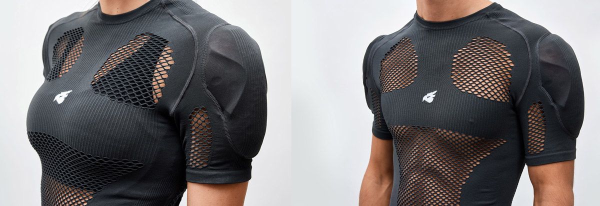 Nuevas protecciones de espalda Bluegrass detalle unisex