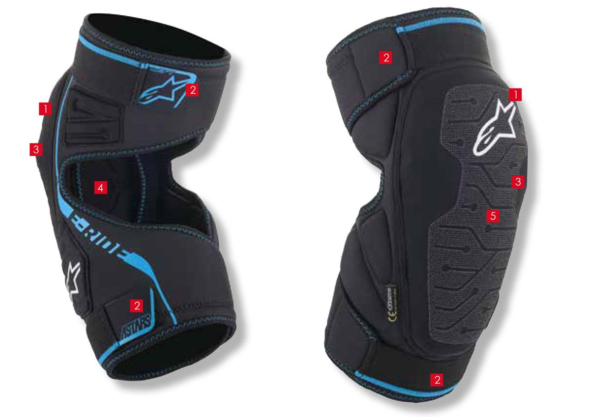 Protecciones Alpinestars E Ride para E MTB detalle