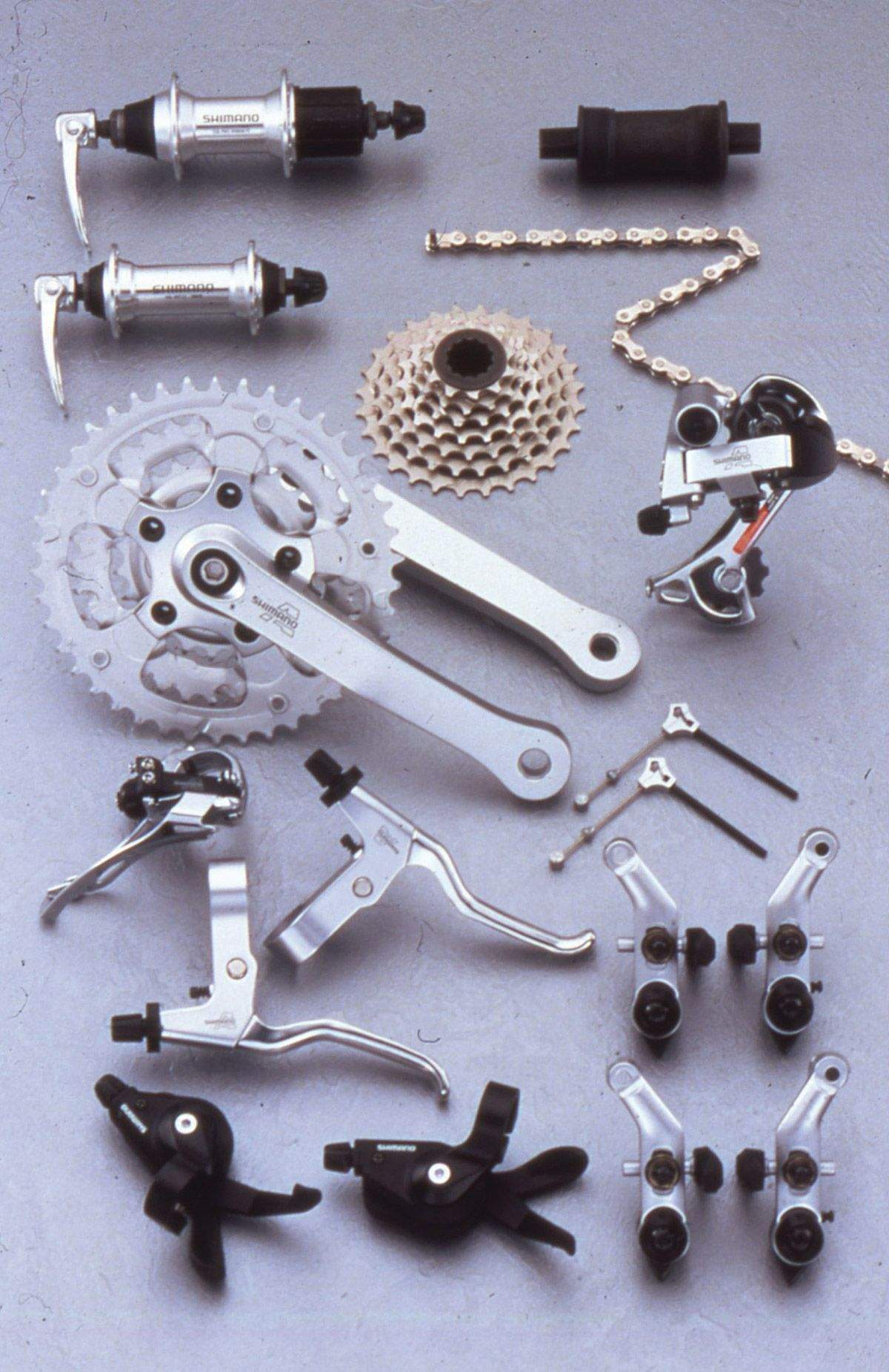 20 productos Shimano. 1993 Shimano alivio