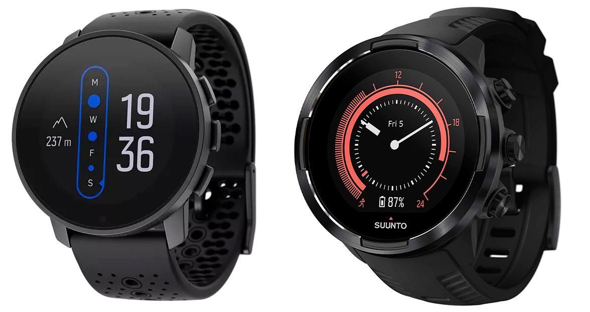 Suunto 9 Peak (Izq) vs Suunto 9 Baro (Dch)