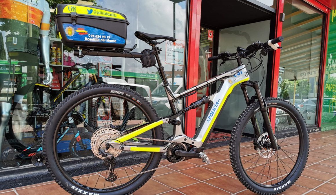 las nuevas bicis de la policia de boadilla del monte
