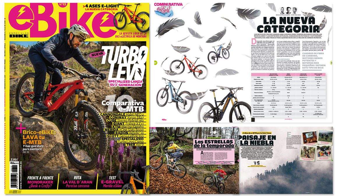A la venta eBike num. 12. La revista 100% e MTB